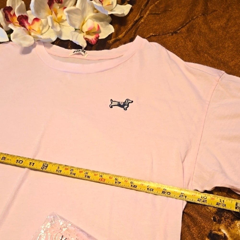 NIB - Victoria's Secret Pink Tee & Panties w/Dog Emblem - NIB - Picture 10 of 13